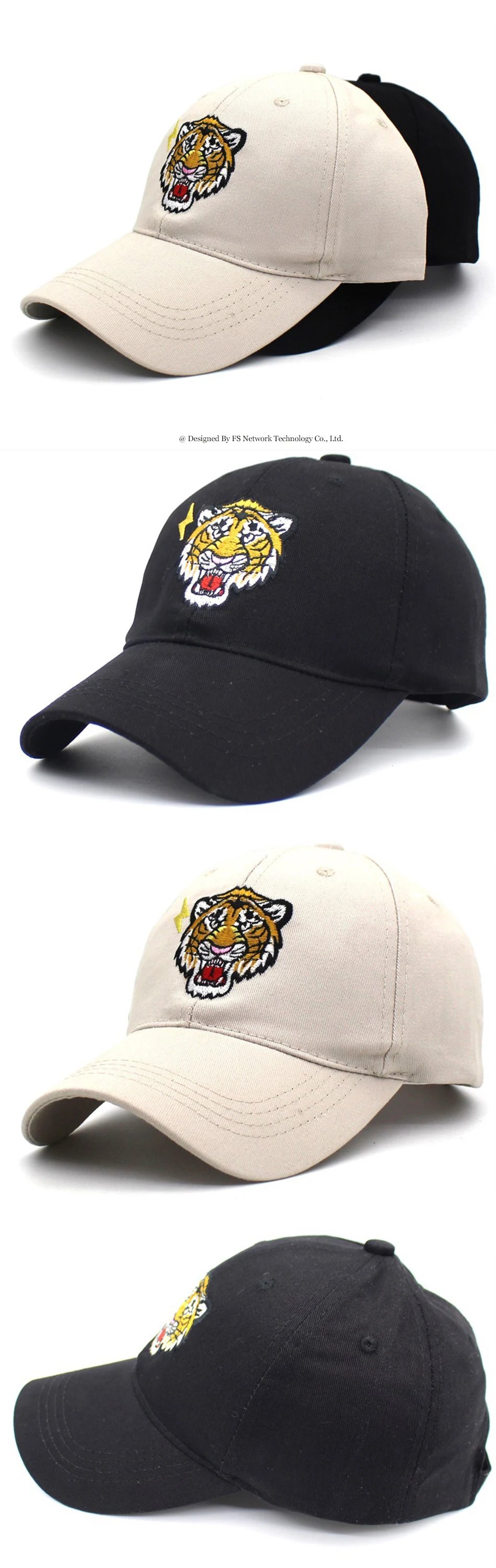FS 2019 зверошапка для мужчин и женщин бейсболка s тигр вышивка Snapback Хип Хоп Casquette Повседневная Gorras Animales мужская шляпа 2019