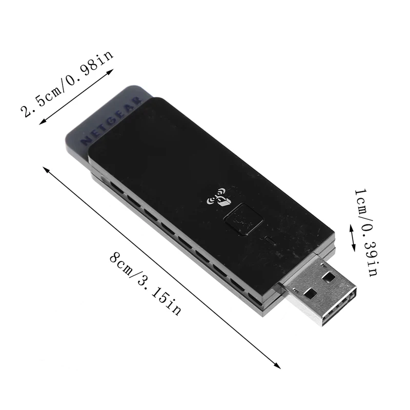 Беспроводной usb адаптер N300 300 м Wi Fi сетевая карта приемник для Netgear WNA3100|Сетевые