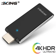 JKING 4K MiraScreen OTA tv Stick Smart tv HD Dongle Беспроводной приемник DLNA Airplay Miracast oneanycasing PK Chromecast 2