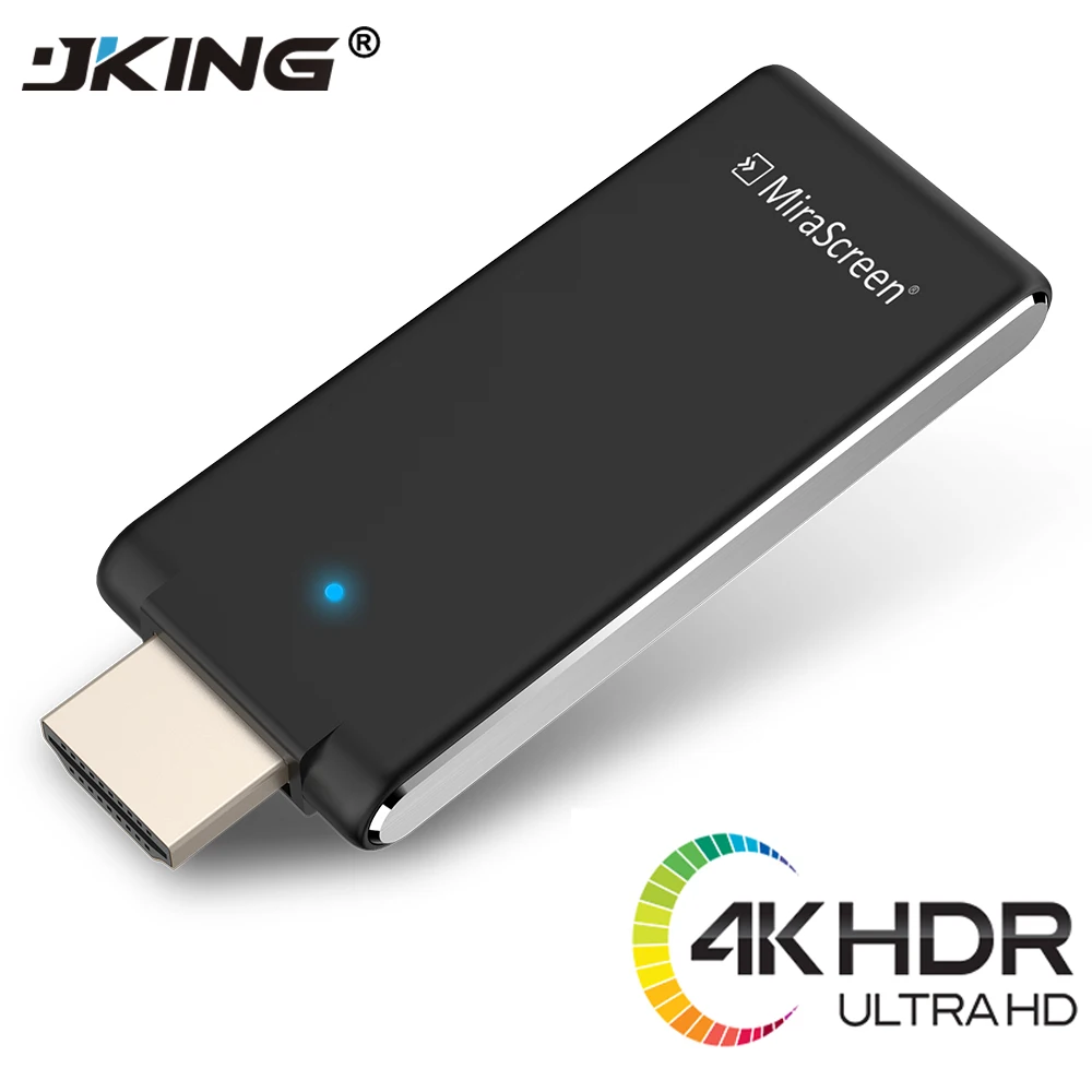 

JKING 4K MiraScreen OTA TV Stick Smart TV HD Dongle Wireless Receiver DLNA Airplay Miracast oneanycasting PK Chromecast 2