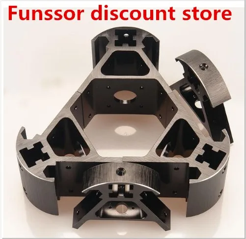 

6sets Colorful all metal 3D Kossel printer 2020 aluminum alloy delta angle corner kit Kossel corner kit Fast ship