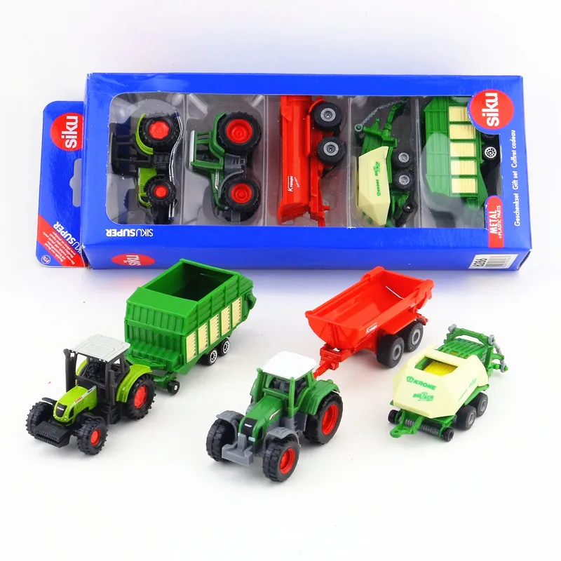 

Free Shipping/Siku 6286 Toy/Diecast Metal Model/Farm Tractor and Trailer Gift Set Car/Educational Collection/Gift For Children