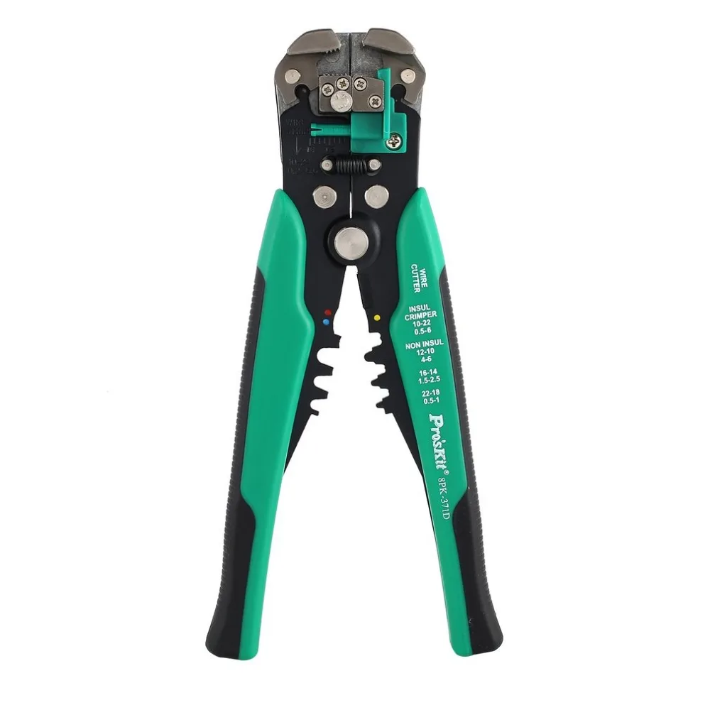 

Proskit 8PK-371D Wire Stripping Pliers Multi-functional Automatic Stripping Crimping Tools Cable stripper