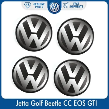 

4pcs/Set 56mm Logo Emblem Badge Wheel Center Hub Cap for VW Volkswagen Jetta Golf Beetle CC EOS GTI 1J0 601 171