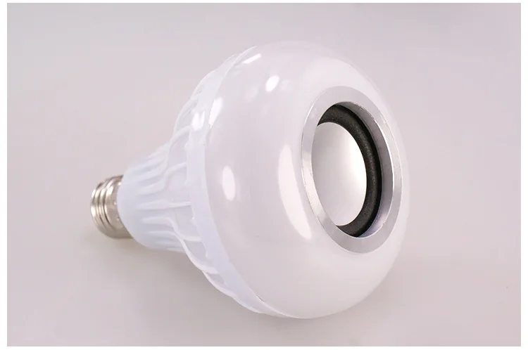 Интеллектуальная Bluetooth музыкальная лампочка светодиодная цветная Bluetooth Колонка лампа E27 Беспроводная с пультом дистанционного управления звуковая лампочка лампа