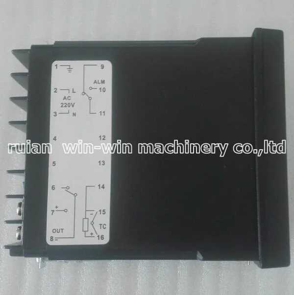 XMTE-9000 back side XMTE-9081 K type digital temperature controller connect the solid state relay (1)