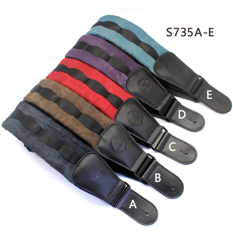 

2018 P&P High-end Leather Guitar Strap Widened Thickened Musical Instrument Strap Musical Instrument Accessories