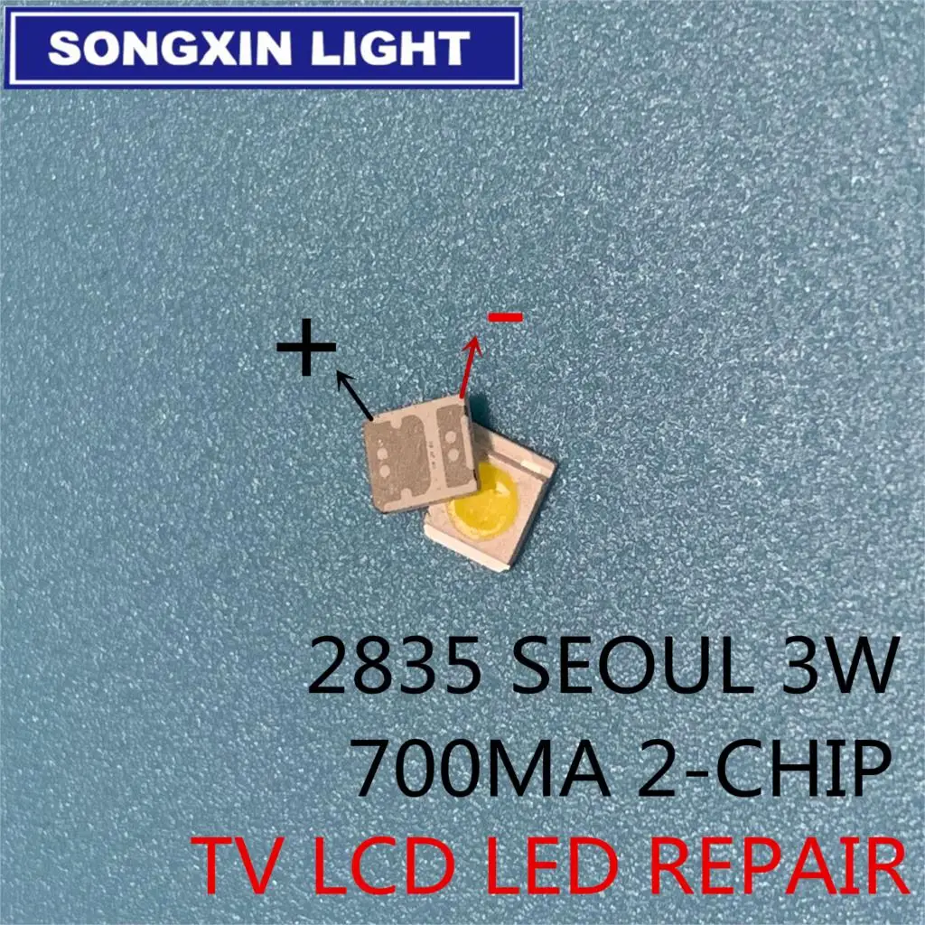 3500 шт., сеульская LG JUFEI semiconductor, новинка, высокая яркость, 3528, 2835, 1210, ТВ лампа с подсветкой, 3 вольт, 2 Вт, мА, EMC