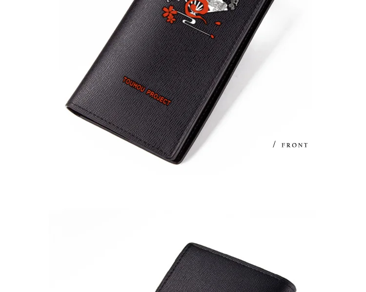 TOUHOU Project Wallet Hakurei Reimu Short Purse Nice Anime Kirisame Marisa Remilia Scarlet Wallets Kids (8)