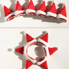 Красный Рождественский Стиль для девочек для малышей и детей постарше наращивание волос заколки-крабы для волос бульдог ручки заколки аксессуары Oct 9