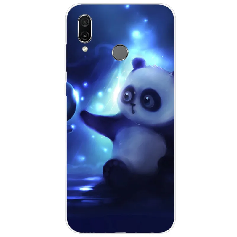 Chic Floral & Animal Print Soft TPU Silicone Case for Huawei Honor Play - 6.3 Protective Phone Cover