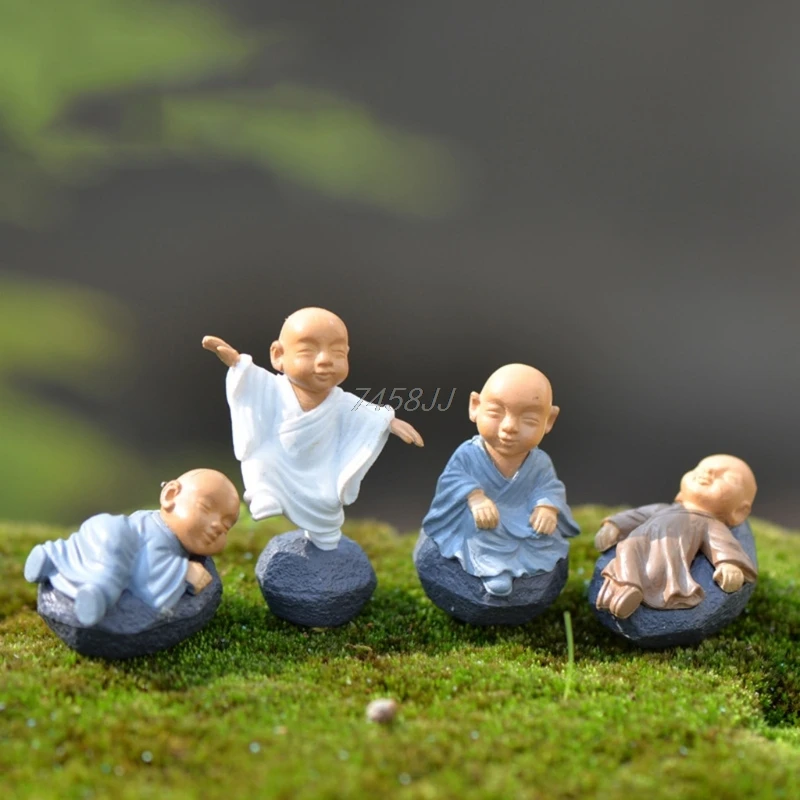 Monk Figure Ornaments Kung Fu Doll Toy Mini Dollhouse Bonsai Garden Decor Gift G06 Drop ship Monk Figure Ornaments Kung Fu Doll Toy Mini Dollhouse Bonsai Garden Decor Gift G06 Drop ship