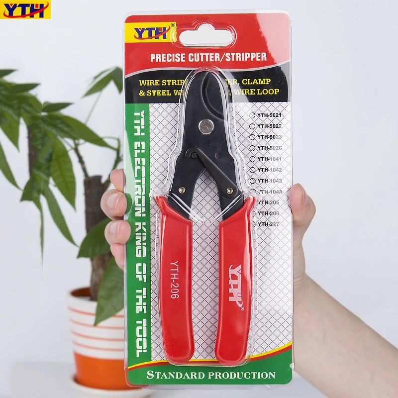 

YTH 206 35mm Wire Stripper Electrician Wire Cutter Aluminum Copper Cable Wire Cutter Wire Cutting Pliers Hand Toos with box