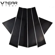 Vdéchirer – autocollant de fenêtre pour KIA Cerato Forte k3, garniture noire brillante, pilier B C, anti-rayures, accessoires de couverture de surface de miroir 09-16