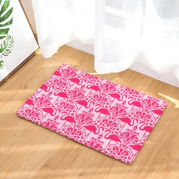 

New Arrive Door Mats for Entrance Door Flamingo Pattern Carpets Living Room Dust Proof Mats Home Decor 40x60cm 50x80cm