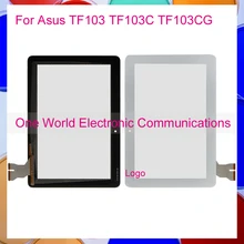 Black White 10.1″ For Asus Transformer Pad TF103 TF103C TF103CG Touch Screen Touch Panel Digitizer Sensor Front Glass Lens Track
