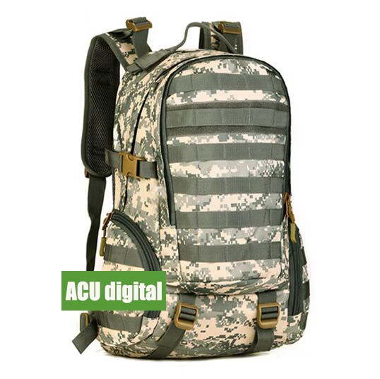 35л Военный тактический водонепроницаемый небольшой рюкзак Рюкзак для кемпинга - Цвет: F