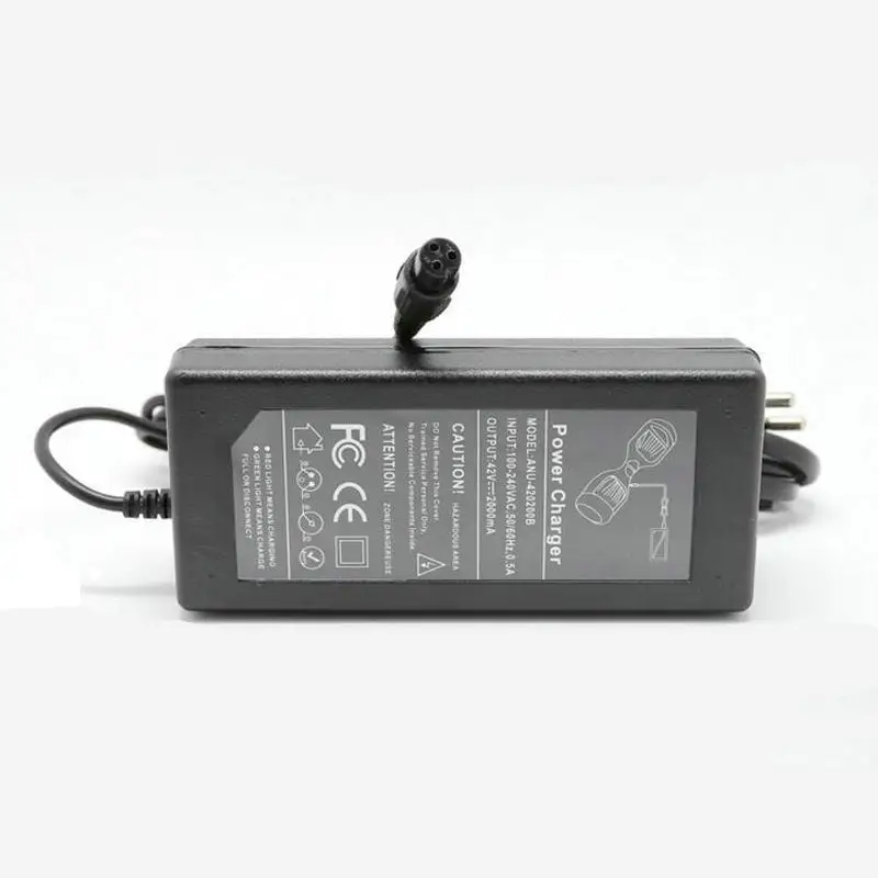 

42V 2A Lithium Battery Charger for Scooter Hoverboard Powerboard