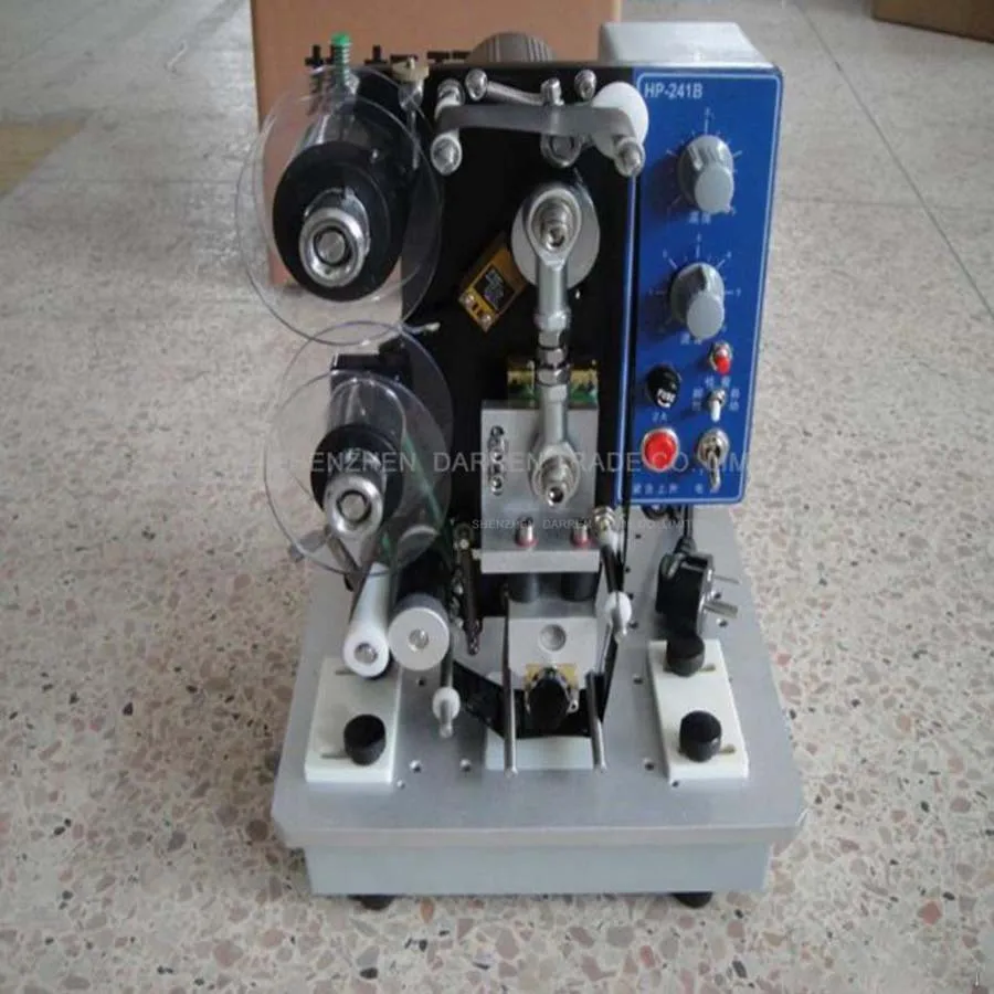 

HP-241B Low price best selling  electric ribbon coding machine Batch Coding Machine Printing Machine