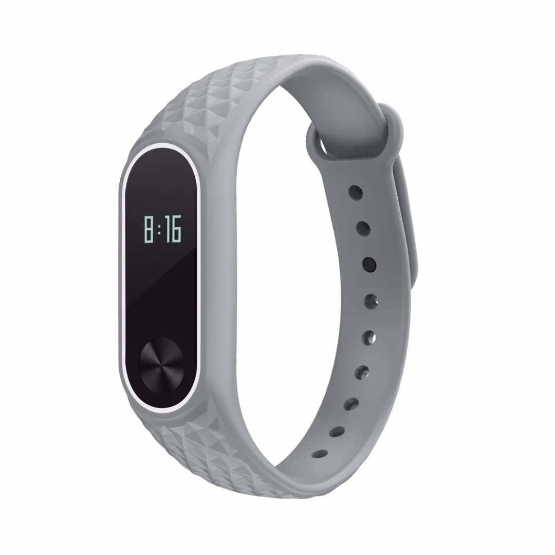 Fashion Color Soft TPU Wrist Strap Wristband Bracelet Replacement for Xiaomi Mi Band 2 Replace Original Smart Band Accessories