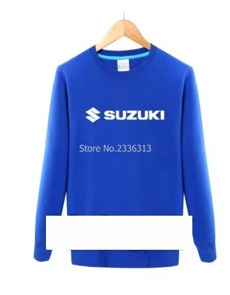 

Winter autumn new arrived for male solid colour Suzuki sweatshirt car logo round neck jacket Spring and Autumn clothing coats