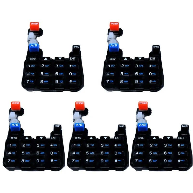 

5PCS/LOT Original Baofeng Walkie Taklie UV5R Numeric Keypad Keyboard For Baofeng Two Way Radio UV-5R UV-5RA UV-5RC UV-5RE Series