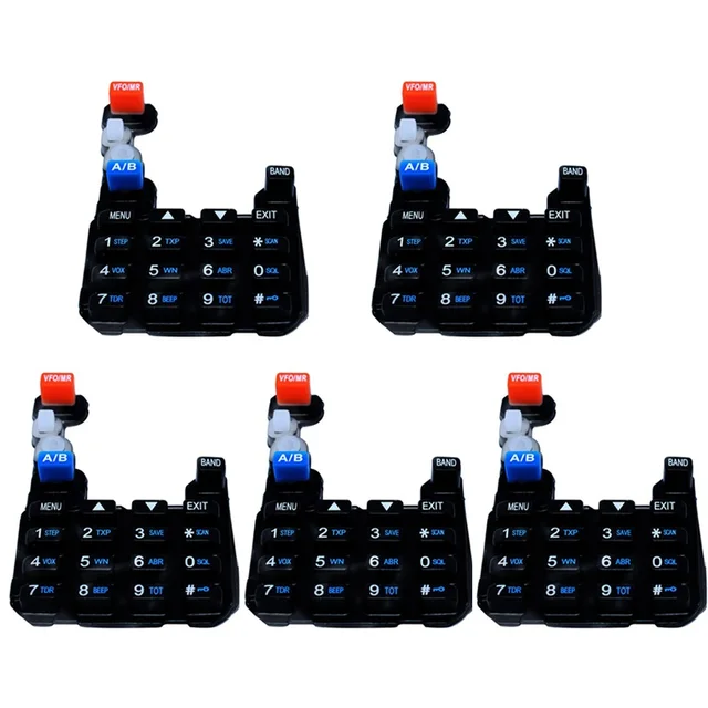 5PCS/LOT Original Baofeng Walkie Taklie UV5R Numeric Keypad Keyboard For Baofeng Two Way Radio UV-5R UV-5RA UV-5RC UV-5RE Series