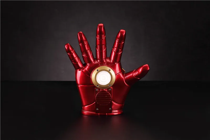 

Marvel Avengers Age of Ultron Iron Man Gloves with LED Light PVC Action Figure Collectible Kids Toys Doll Right Hand 21CM