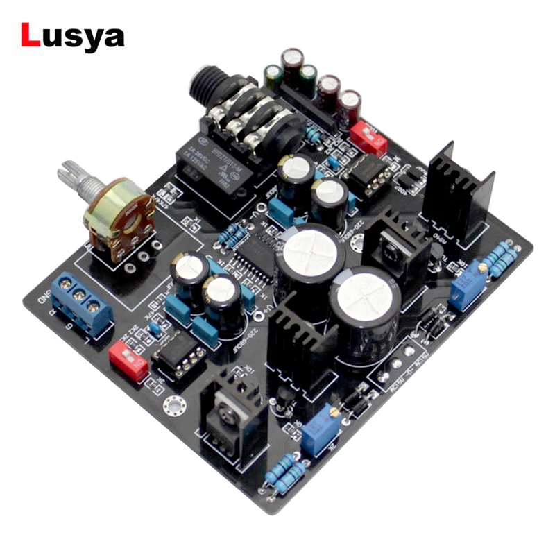 TPA6120A NE5534 Headphone Amplifier Board UPC1237 Protective Circuit for 32-600 ohm speaker amplificador audio G9-007