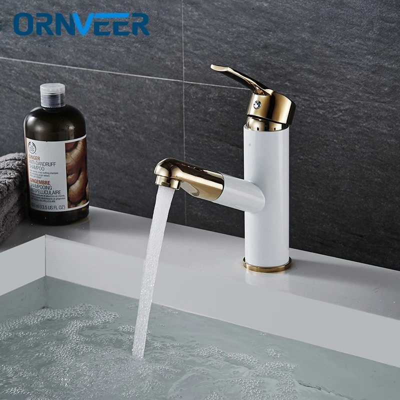 

Pull out faucet Design for Washing Hair and Face Polished Chrome Bathroom Faucet Basin sink Mixer Tap Torneira Banheiro W005