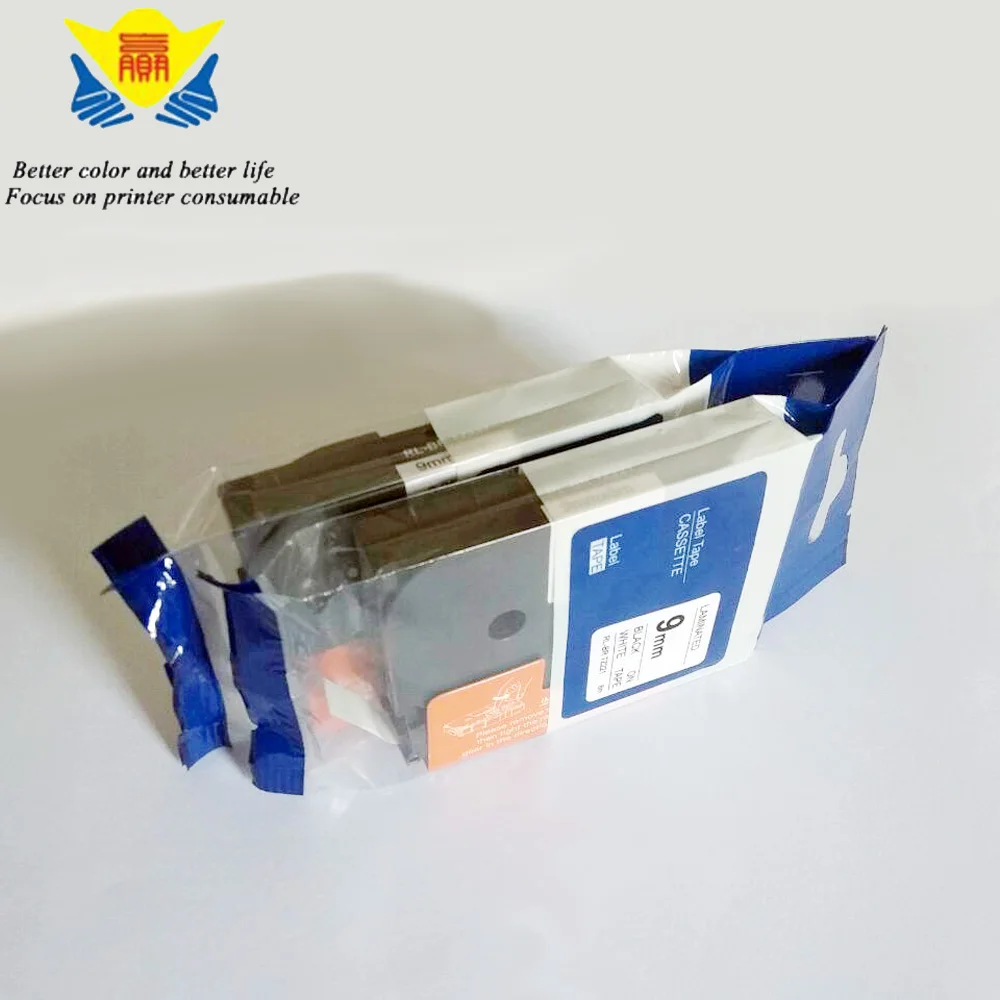 

JIANYINGCHEN compatible label tape 9mm replcement for Brother TZ421 TZ121 TZ221 TZ521 TZ621 (2pcs/lot)