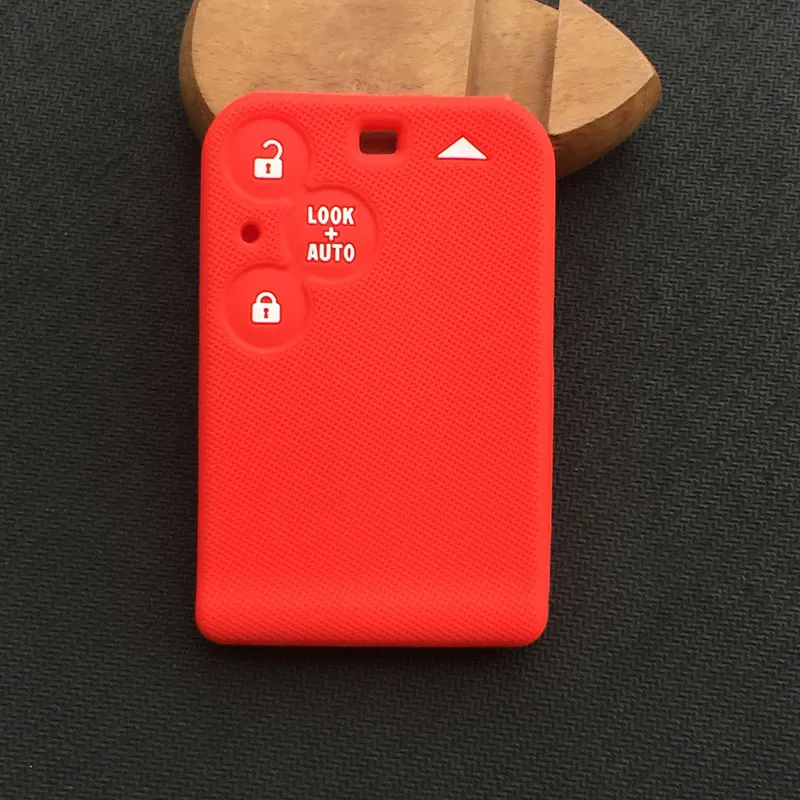2 3 кнопки силиконовый Автомобильный ключ защитный чехол для Renault Лагуна Espace Vel-Satis Smart key Card