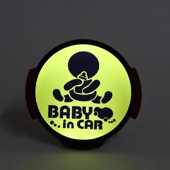 

LED Flashing Car Glow Cycle Sticker Signal Light Sign Lamp Wireless Bright Make Your Car Visible