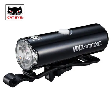 CATEYE велосипедные светильник Перезаряжаемые головной светильник s 100/200/400/500 люмен белый светодиодный светильник фонарик для велосипеда вспышка светильник велосипедные аксессуары - Цвет: VOLT400XC