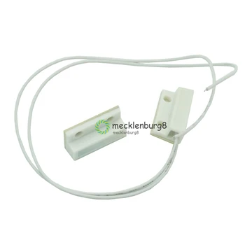 

1Pair MC-38 MC38 Wired Door Window Sensor N/O Switch Magnetic Alarm 330MM Length 100V DC Normally-Closed NC For Home Safe