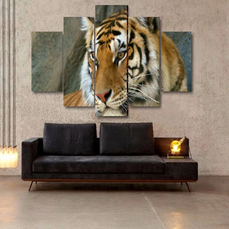 Amazing-siberian-tiger-Painting-on-canvas-room-decoration-print-poster-bengal-tiger-wild-picture-canvas-Free (2)