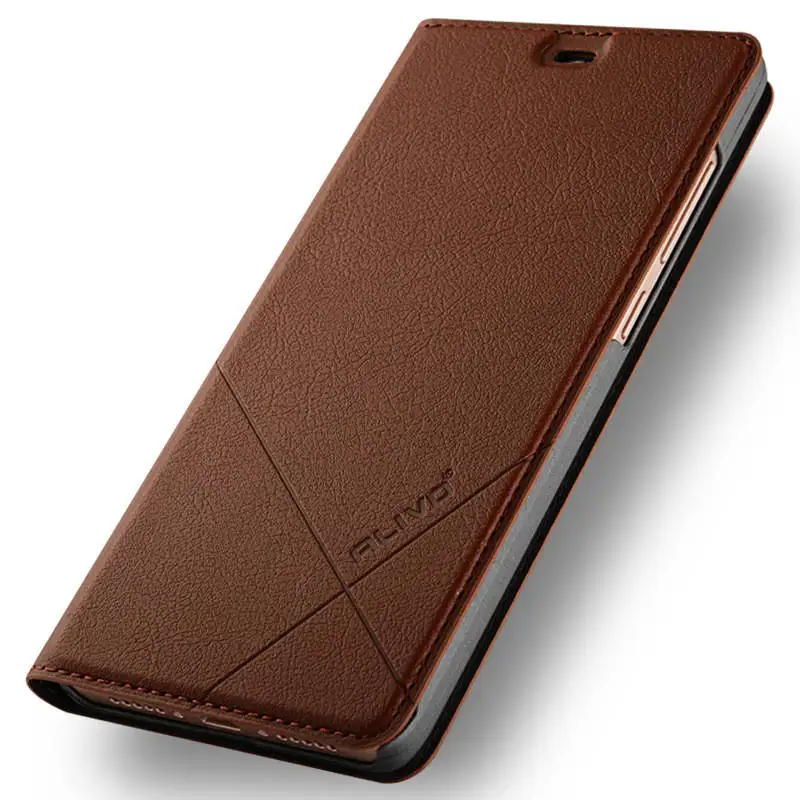 Брендовый кожаный чехол кошелек ALIVO для Xiaomi Redmi 4X Note5 5 plus 6a 6Pro 8se 3 S откидной Чехол с