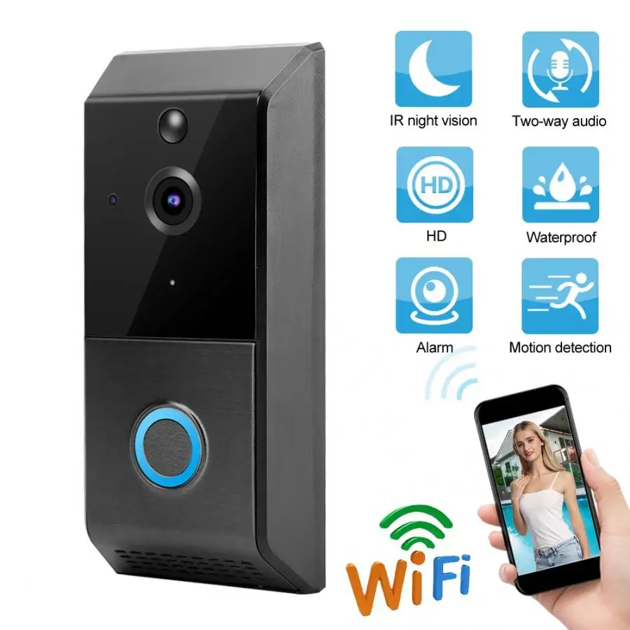 

1080P HD Smart WIFI Wireless Doorbell Motion Detection Video Intercom Door Bell