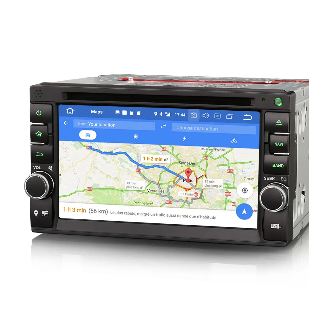 Discount 6.2" Android 9.0 Pie OS Double Din Car DVD Multimedia 2 Din Car Navigation GPS Two Din Autoradio with 3G/4G Dongle Support 3