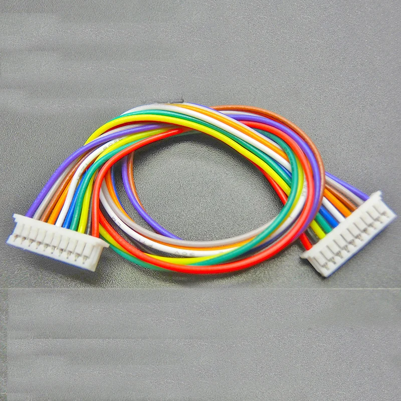 

15cm Long 1.25mm Spacing Winding Displacement Connecting Wire 2P/3P/4P/5P/6P/8P/10P Double Head Connector Terminal 100pcs