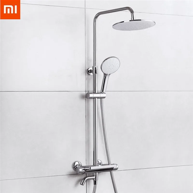 

Xiaomi Mijia Diiib Home Safe Thermostatic Handheld Shower Head Set stainless steel 6 Modes Shower Faucet Shower Hose Lifting Rod