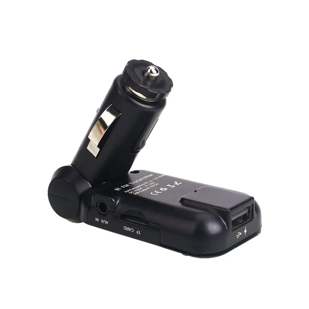 VEHEMO 78dB Bluetooth автомобильный набор, свободные руки, FM передатчик Bluetooth Автомобильный MP3-плеер стерео музыка автомобильные аксессуары для fm-модулятор с разъемом подачи внешнего сигнала AUX