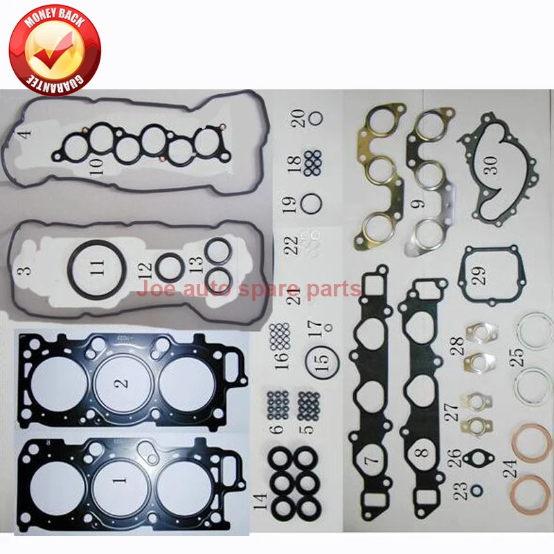 

2MZ FE 2MZFE 2MZ-FE Engine Full gasket set kit for Toyota Camry Windom Mark II Wagon 2496cc 2.5L 97-