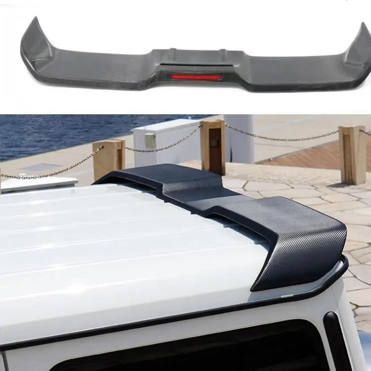 

JIOYNG Carbon Fiber Car Rear Wing Trunk Lip Spoiler For Mercedes-Benz W463 G350 G500 G550 G63 4X4 2008-2018 WALD Style