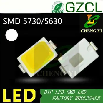 

Free shipping 5730 cool white smd led 8000-10000K 0.5w chip led for led lighting(CE&Rosh)