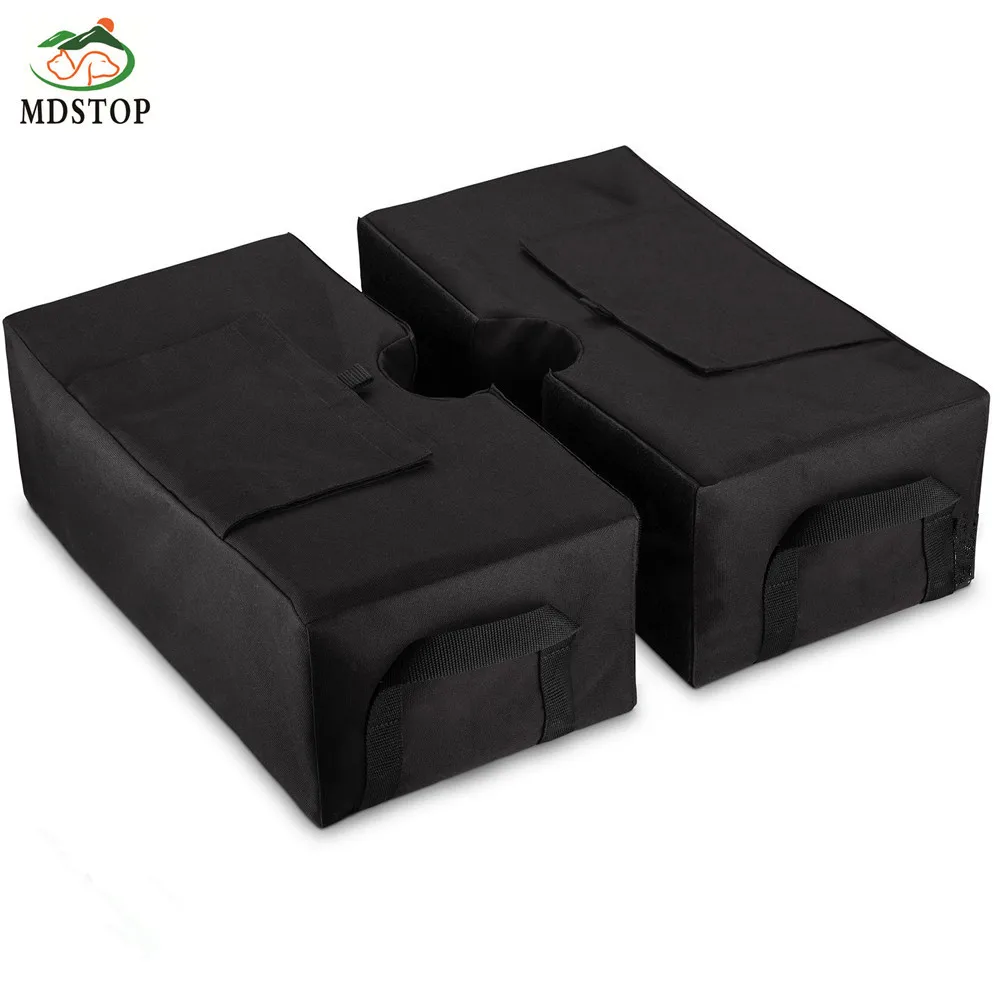 2 DETACHABLE UMBRELLA BASE WEIGHT BAGS Ergonomic Stand Add On Weight