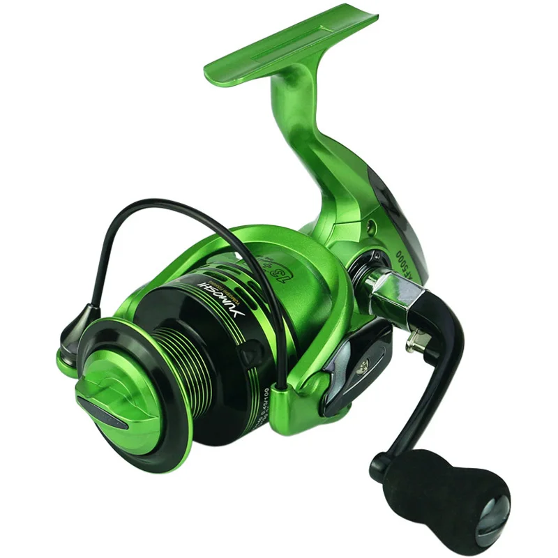 New Fishing Coils 13 + 1BB 5.5: 1 Full Metal Fish Feeder Mlinete Spinning Reels Baitcasting Reel Sea Rock Bait Fishing Hot Wheel