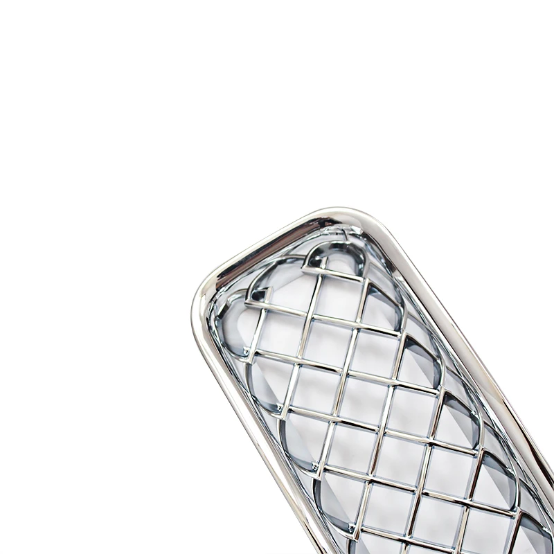  Loyalty ABS Chrome Grill for 2018 JEEP Wrangler Unlimited Sport Front Mesh Grille Cover Trim Car St
