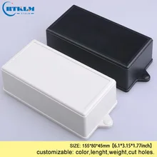 Wall mounting electronic housing products abs plastic enclosure junction box diy instrumen case pcd diy design BOX 155*80*45mm 1 piece free shipping aluminum electrical housing with wall mounting aluminum junction box szomk for pcb diy case electronics