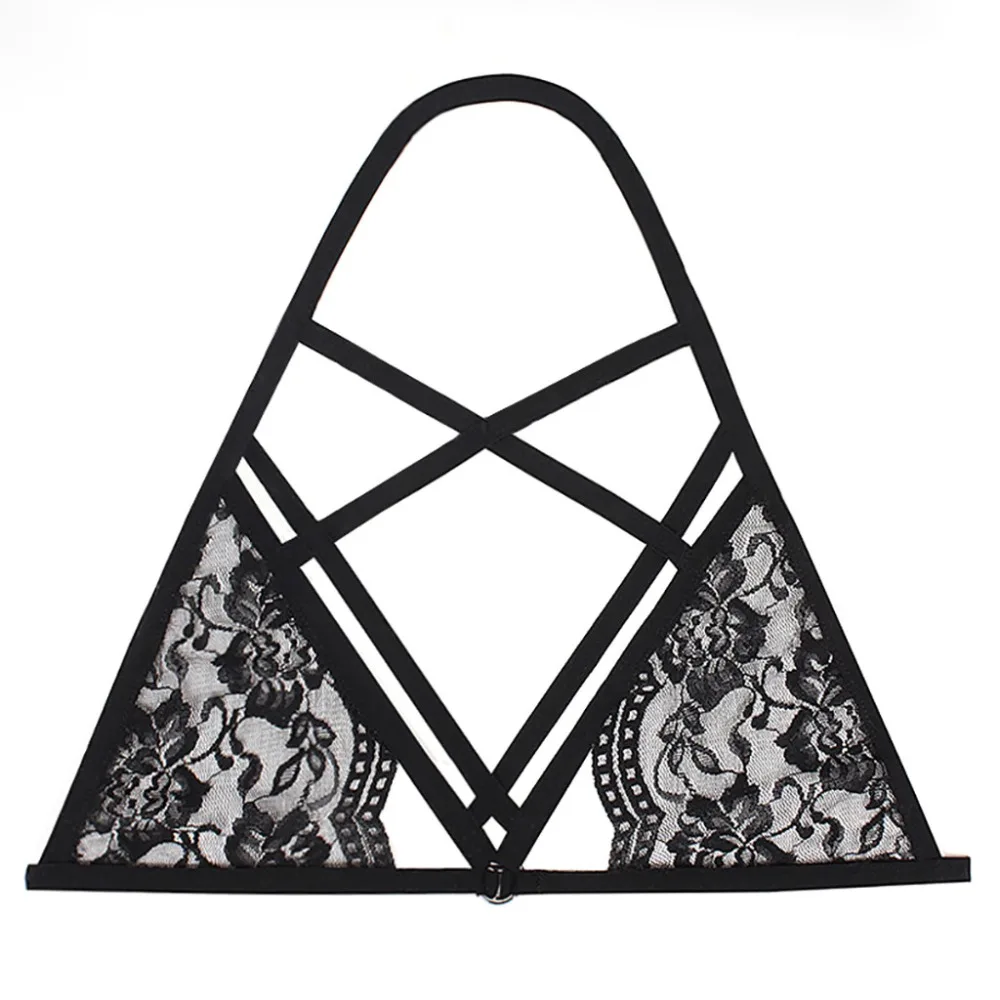 Srogem пикантные Для женщин C полосками и вырезами кружева Bralette бюстгальтер Топ корсетное нижнее белье бюстгальтер дамы бюстгальтер с эффектом пуш-ап нижнее белье Бюстье